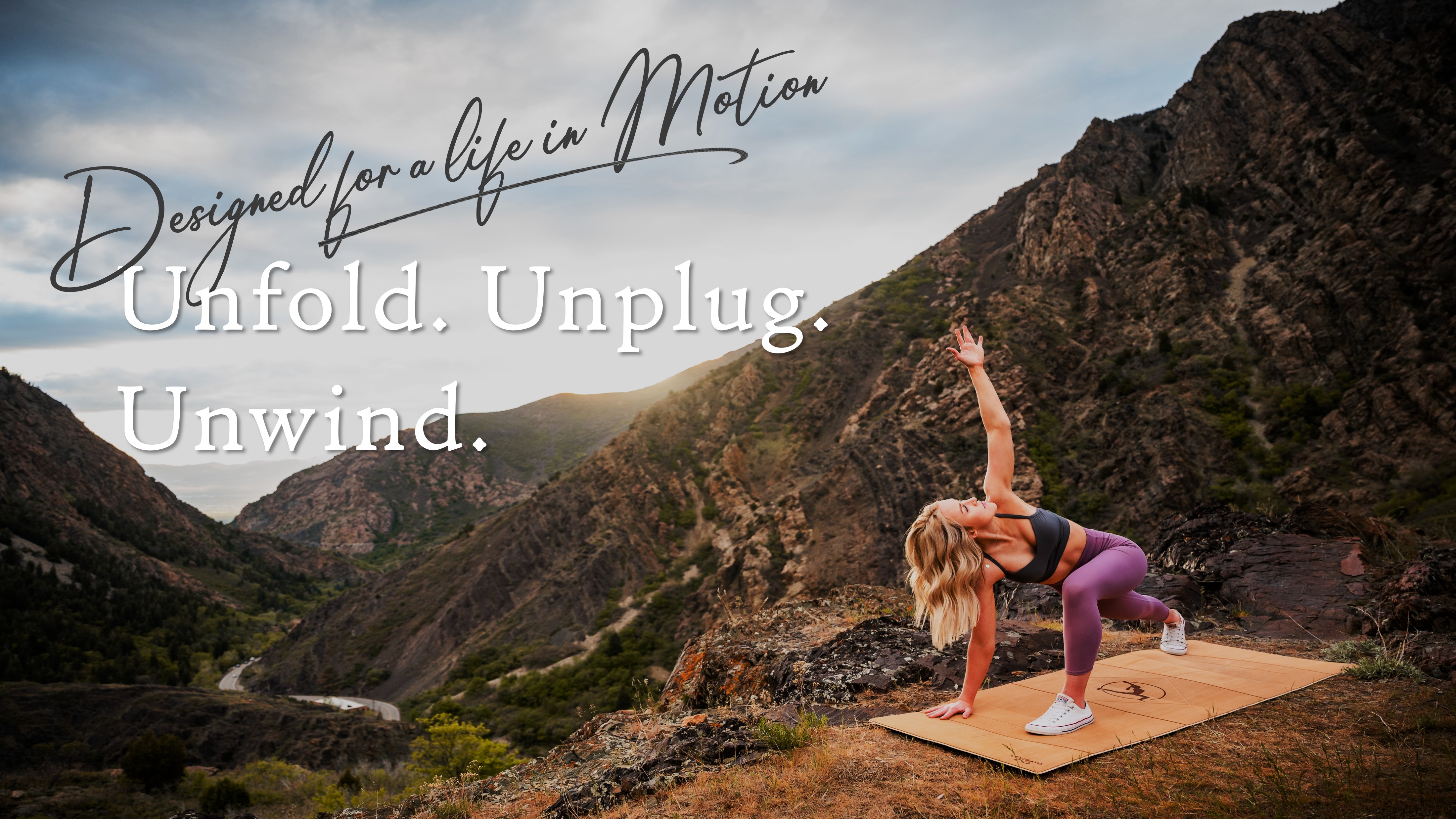 Designed for a life in motion — Unfold. Unplug. Unwind.